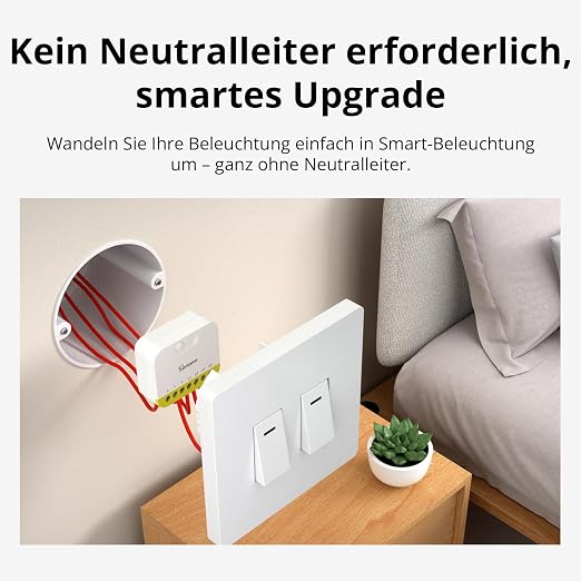 SONOFF MINI Duo-L Zigbee Smart Switch – No Neutral Wire, Zigbee 3.0, Dual - Image 4