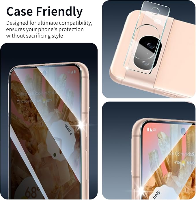 3+3+1-Pack, Privacy Screen Protector and Camera Lens Protector - Image 8