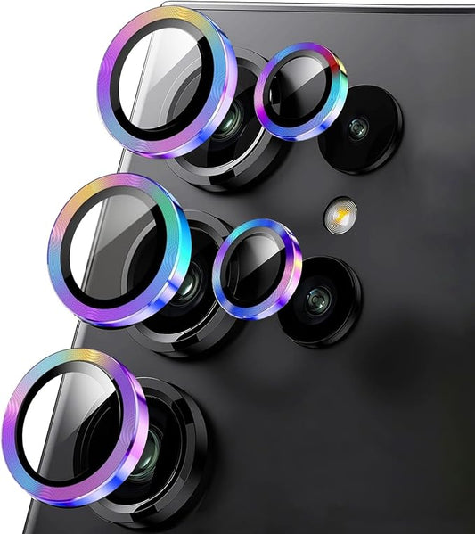 2 Pack Camera Lens Protector for Samsung Galaxy S24 Ultra, 9H Tempered Glass by AFENGBOX