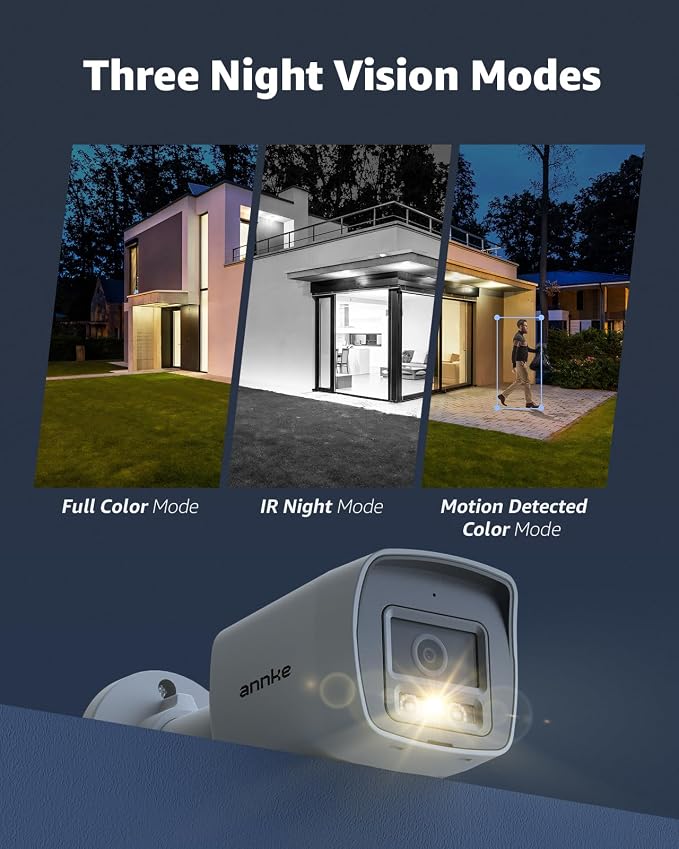 ANNKE H1200 12MP Security Camera System, H.265+ 8CH NVR, 4X 12 Megapixel UHD - Image 5