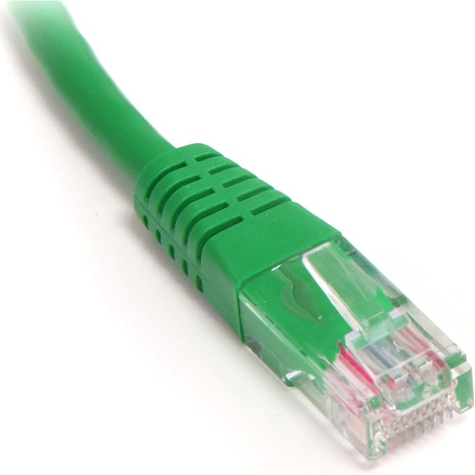 StarTech.com Cat5e Ethernet Cable - 10 ft - Green - Patch Cable - Molded Cat5e - Image 2
