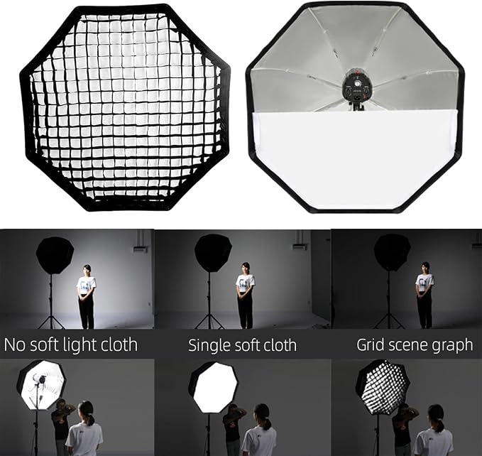 Godox 47.2"/120cm Octagon Umbrella Soft Box Kit - Image 3