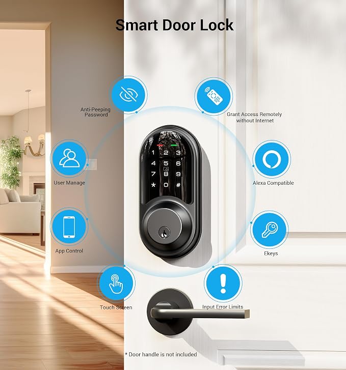 Veise RZ06 Smart Lock for Front Door - Image 4