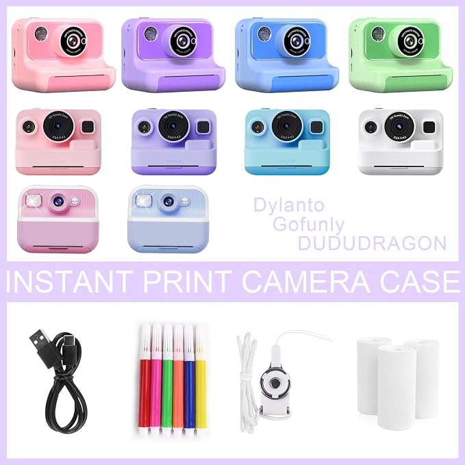 Kids Instant Print Camera Case Compatible - Image 2