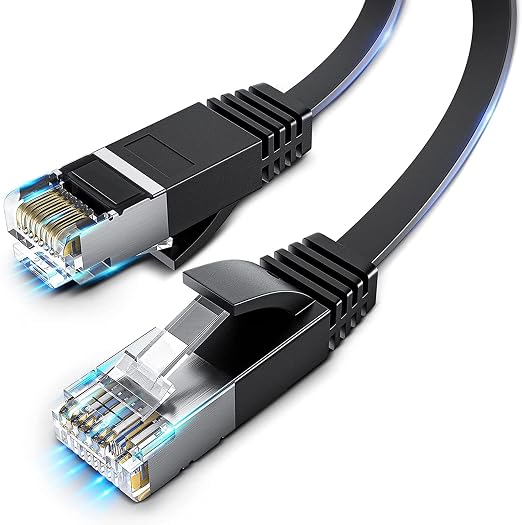 Ximeges® Cat 6 Ethernet Cable, 3FT/6FT/10FT/15FT/20FT/30FT/50FT/100FT Flat High by Ximeges