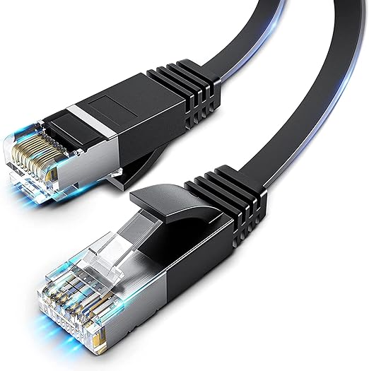 Ximeges® Cat 6 Ethernet Cable, 3FT/6FT/10FT/15FT/20FT/30FT/50FT/100FT Flat High by Ximeges