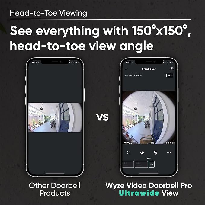 Wyze Wireless Video Doorbell Pro, 1440 HD Video, 1:1 Aspect Ratio: 1:1 - Image 3