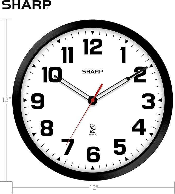 Sharp Atomic Analog Wall Clock - Image 4