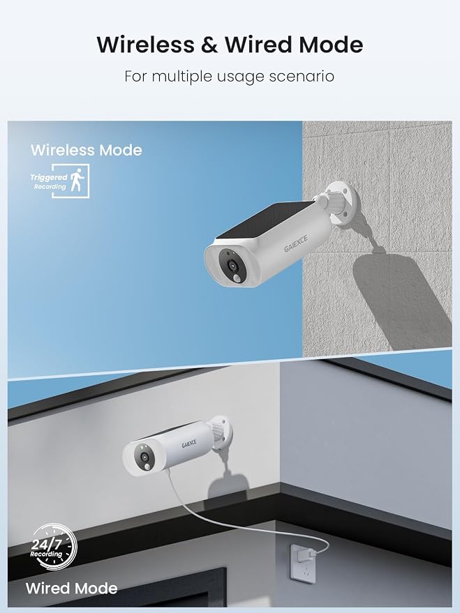 Solar Security Cameras Wireless Outdoor 6 Cam Kit Expadable to 10H, No - Image 8
