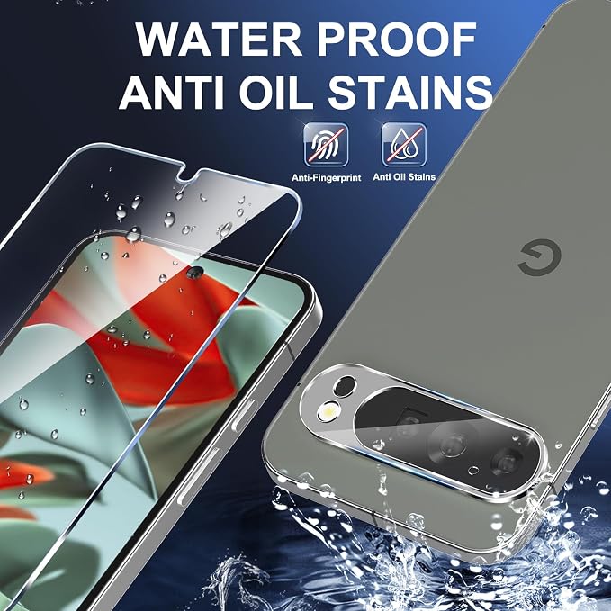 letosan 3 Pack for Google Pixel 9 Pro XL Screen Protector Tempered Glass + 3 - Image 6