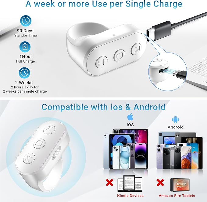 Wireless Ring Phone Zoom Remote - Image 4
