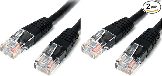 StarTech.com 3 ft Black Cat5e Ethernet Patch Cable by StarTech
