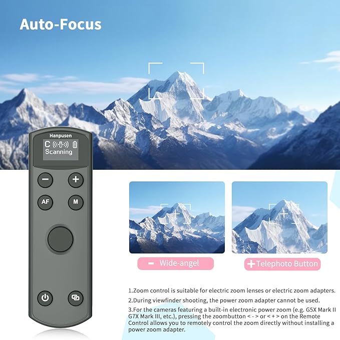 for Canon Rechargeable Camera Remote Control, Wireless Shutter Release - Image 3
