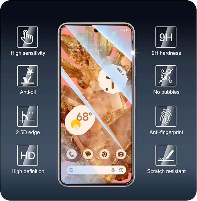 3+3+1-Pack, Screen Protector and Camera Lens Protector - Image 3