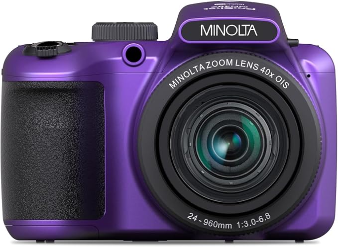 Minolta MN40Z 20MP Digital Camera – 40x Optical Zoom, 1080p FHD Video, 3.0" LCD - Image 7