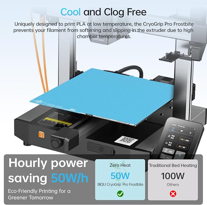 BIQU CryoGrip Pro Frostbite for Kobra 3 Combo 3D Printer 250x250mm Cold Build - Image 3