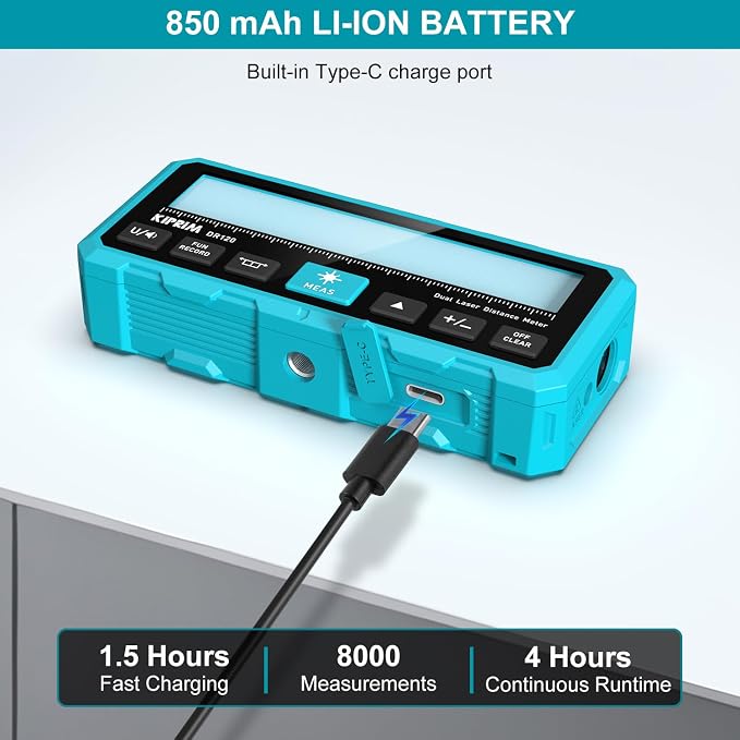 Kiprim DR120 Dual Laser Distance Meter - Image 8