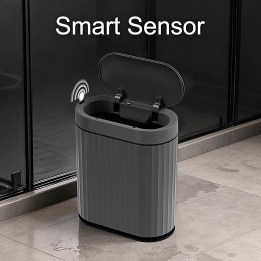 ELPHECO Bathroom Motion Sensor Trash can, 2 Gallon Automatic Garbage Can - Image 3