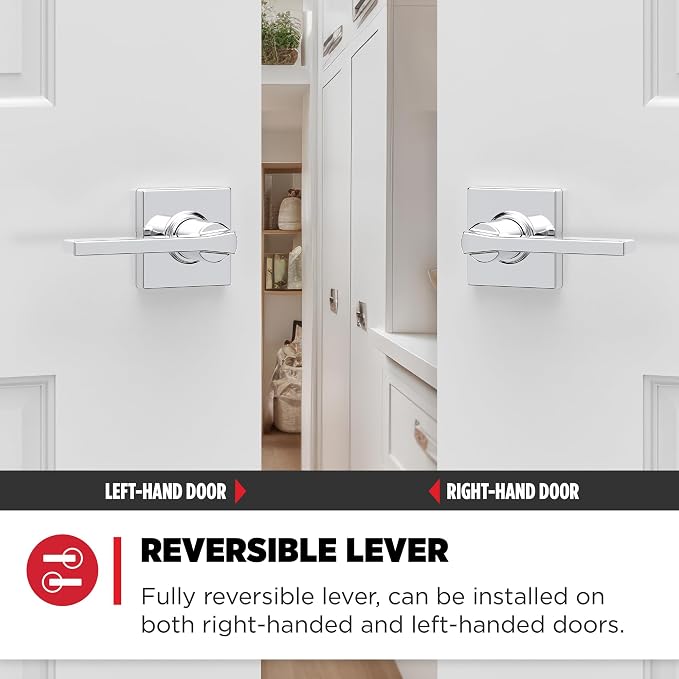 Kwikset Casey Dummy Door Handle, Single Sided Lever - Image 5