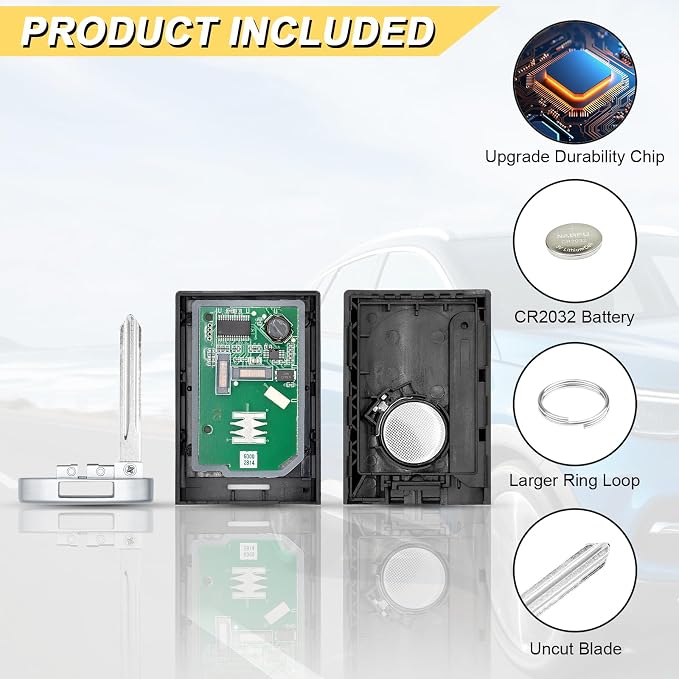 Vurkcy Key Fob Replacement for 2008-2015 CTS/ 08-11 STS Car Keyless Entry - Image 4