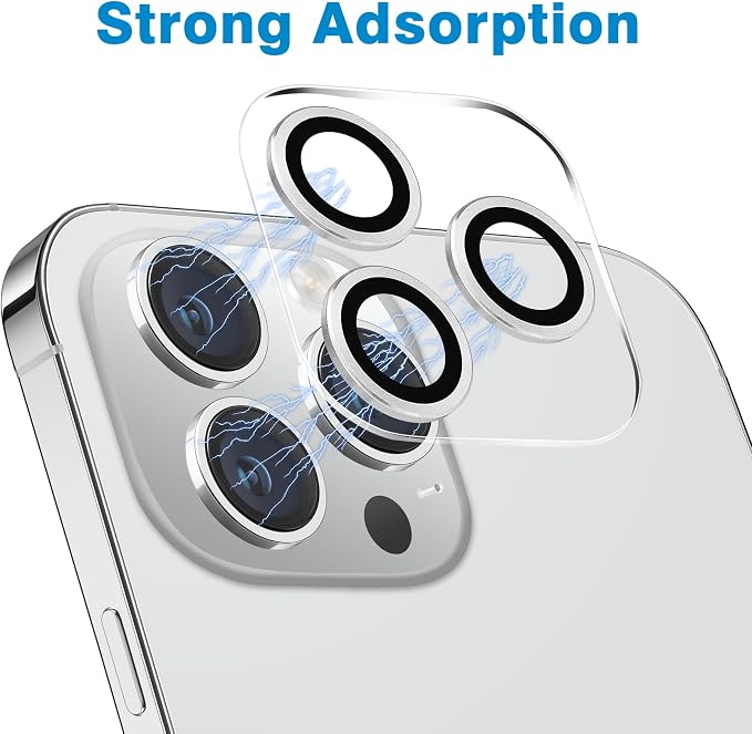 Dengduoduo 3 Pack Tempered Glass Camera Lens Protector - Image 5