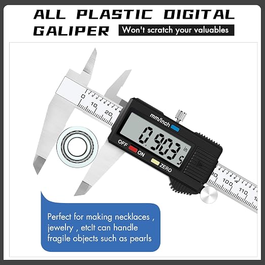 Electronic Digital Caliper Measuring Tool, Stainless Steel Vernier Caliper - Image 5