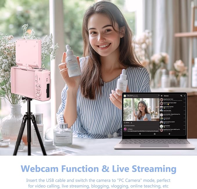 4K Digital Camera for Photography, 64MP Vlogging Camera for YouTube - Image 5