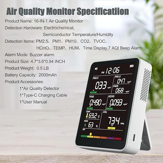 Professional Indoor Air Quality Monitor - Image 8