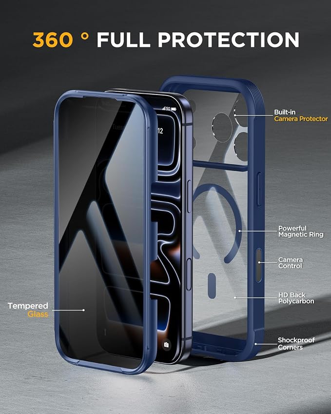 Miracase Magnetic for iPhone 17 Pro Max Case - Image 3