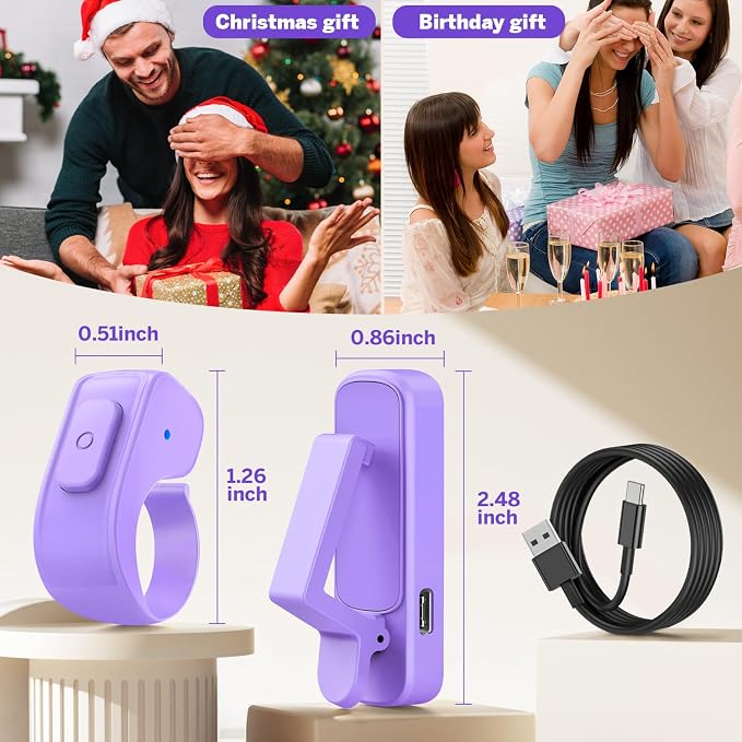 Page Turner Ring for Kindle, Remote Control for iPhone iPad Android Tablets - Image 9