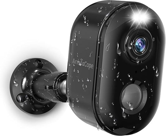 Security Cameras Wireless Outdoor, Battery Powered 2k WiFi Cameras by Armorcope