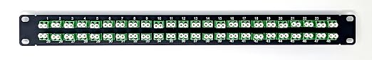 1U 48port High Density Patch Panel, Loaded - Image 2