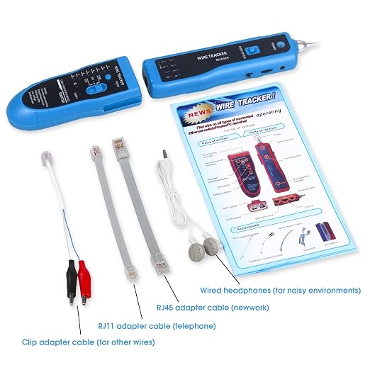 Cable Tracer Ethernet Network Cable Tester RJ45 RJ11 - Image 8