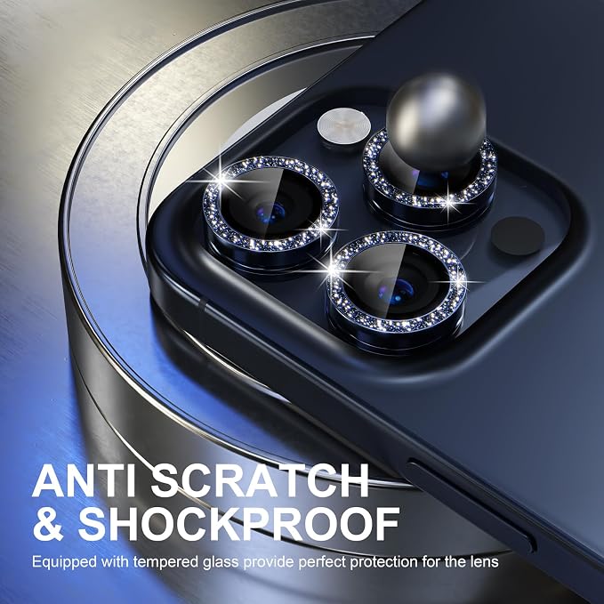 Choiche Compatible for iPhone 15 Pro/iPhone 15 Pro Max Camera Lens Protector - Image 3