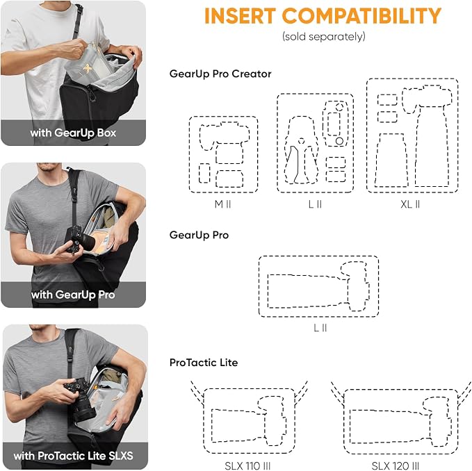 Lowepro ProTactic Lite BP 150 AW III Laptop Backpack, Top and Side access - Image 4