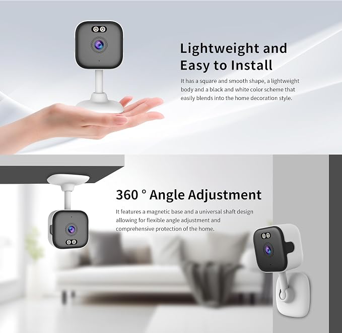 EVERSECU 5Ghz Wired WiFi Camera 2K, Indoor Home Security Cameras - Image 6