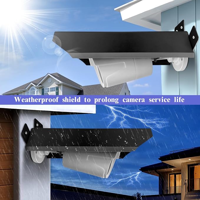 OOSSXX Universal Security Camera Sun Rain Cover Shield - Image 4