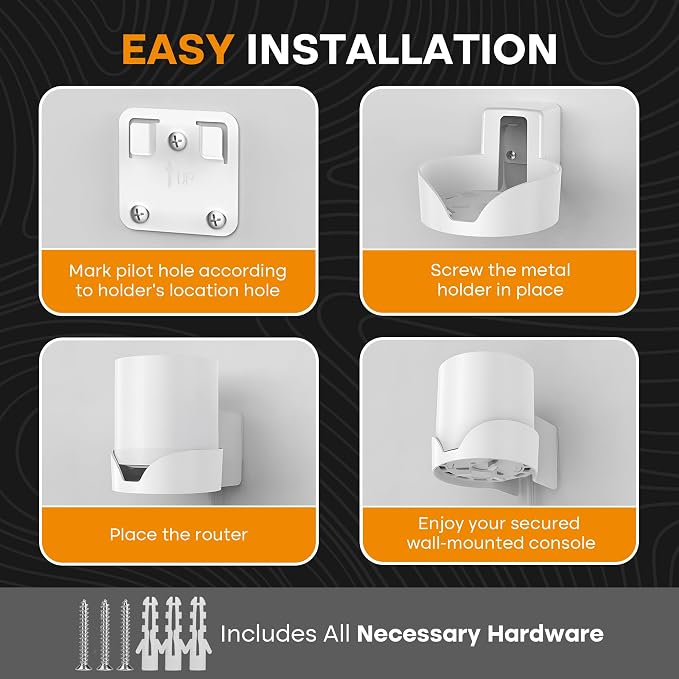 Bangcheer-Wall Mount for TP-Link Deco X10 X20 X60 X50 X55 WiFi 6 Wall Mount - Image 4