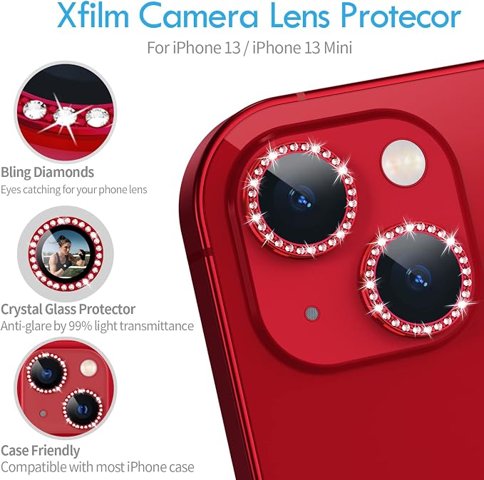 Bling Diamond Individual Camera Lens Protector - Image 5