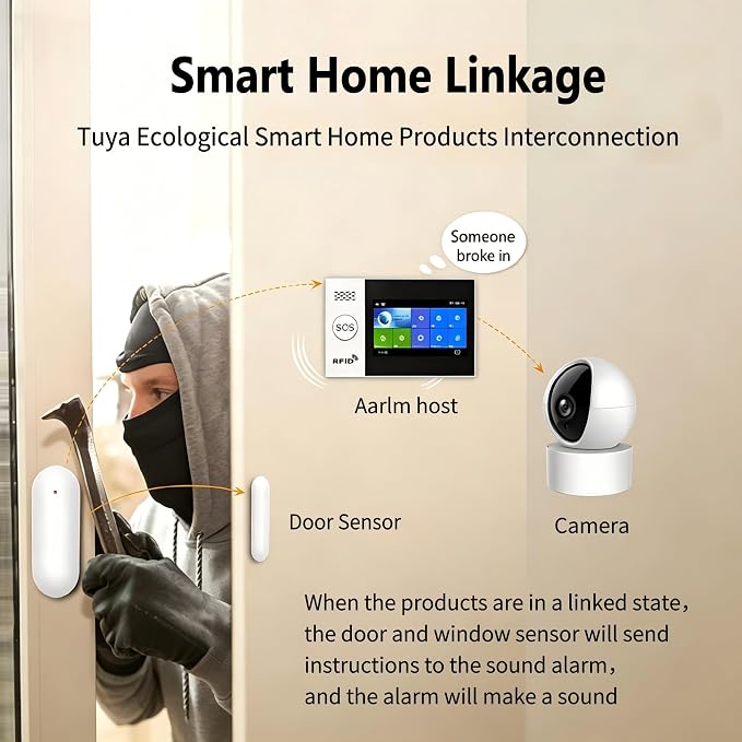 Smart WiFi Door and Window Sensor – Wireless Magnetic Contact Sensor - Image 5