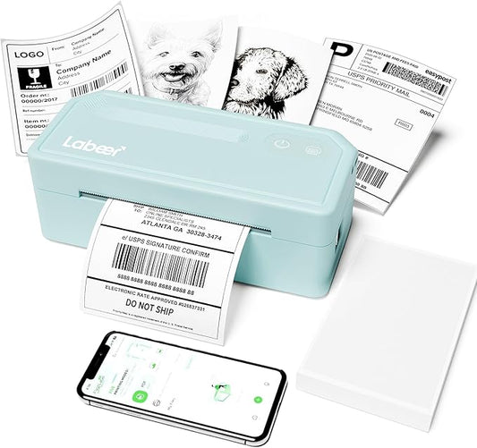 Labeer Bluetooth Thermal Shipping Label Printer, Wireless 4x6 Label Printer by Unknown