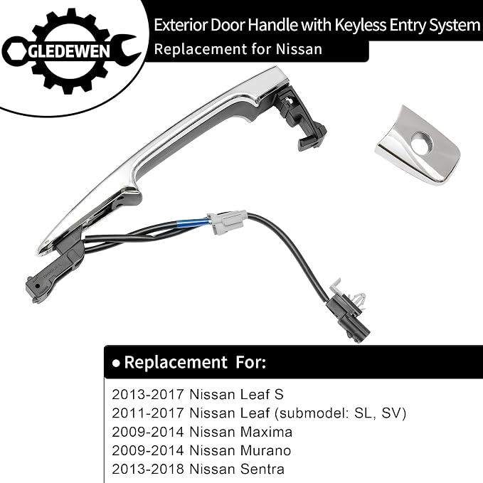 Driver Door Handle Chrome, Compatible - Image 2