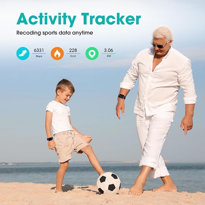 Pedometer Watch Senior Friendly No App/Phone Required, Waterproof Fitness - Image 3