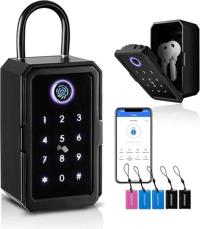 Smart Box Lock, CATCHFACE Key Lock Box Wireless Lock Box by CATCHFACELOCK