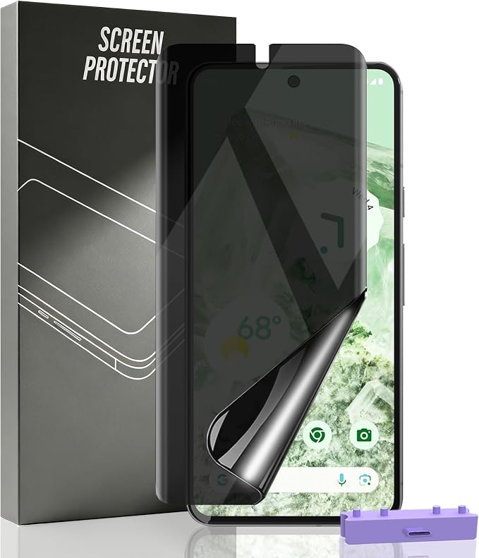 1 Pack for Google Pixel 8 Privacy Screen Protector. Anti Scratch, Self-Healing by Unknown