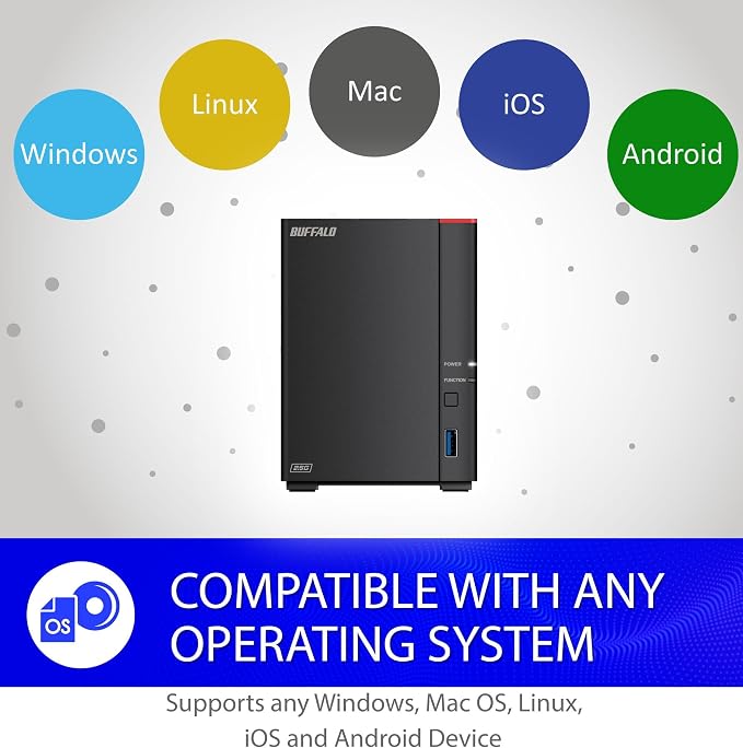 BUFFALO LinkStation SoHo 720 2-Bay Professional Office NAS 8TB - Image 6