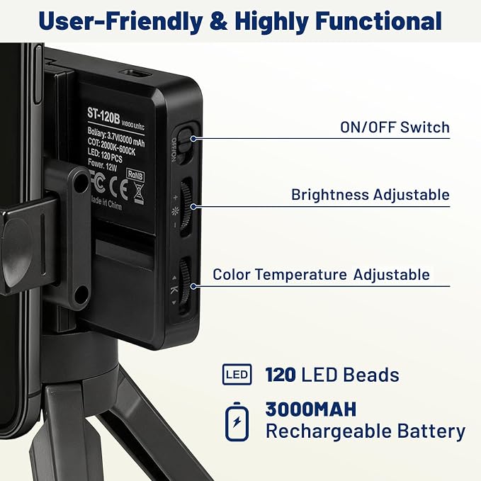 Tattoo Light Kit with 120 LED and CPL Filter Lens, Polarized Light - Image 2
