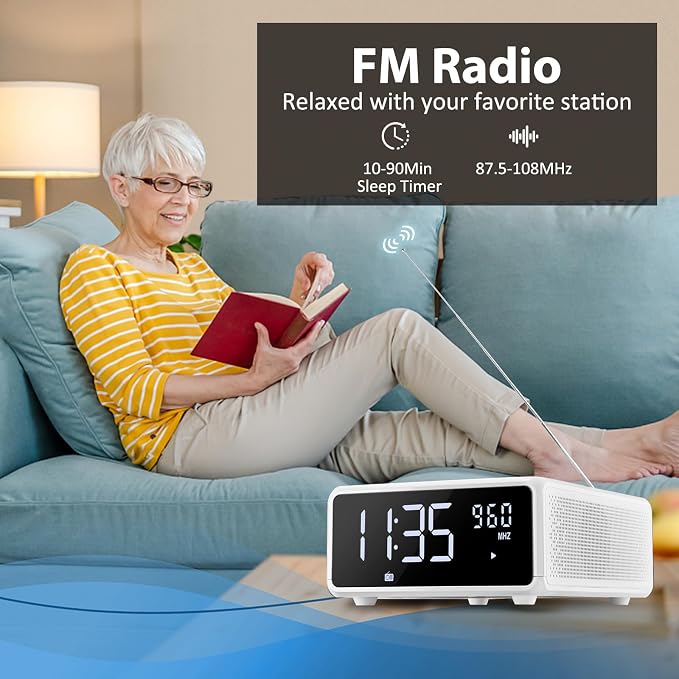 G Keni CD Player Alarm Clock Radio - Image 6