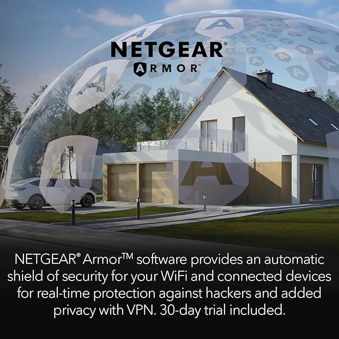 NETGEAR RAX36-100PAR AX3000 Nighthawk 4-Stream AX4 Up to 3 Gbps Wireless Speed - Image 5