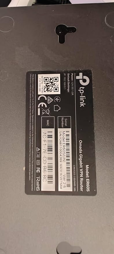 TP-Link ER605 V2 Wired Gigabit VPN Router, SPI Firewall SMB Router, Omada SDN - Image 2